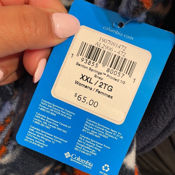 NWT Columbia W Benton Springs™ Half Snap Pullover - Picture 7 of 11